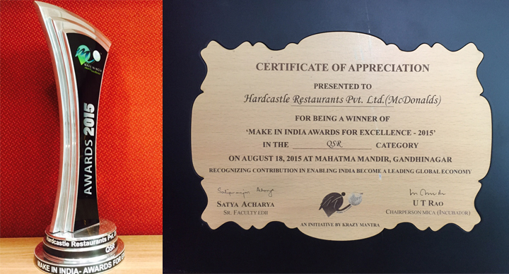 Make in India award