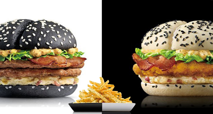 Black and White Burger 