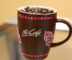 mcdafe celebrate coffee glitter mug