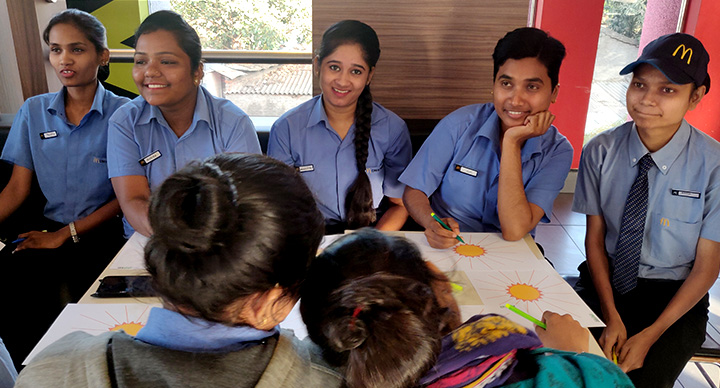 Women's day workshop McDonald's India