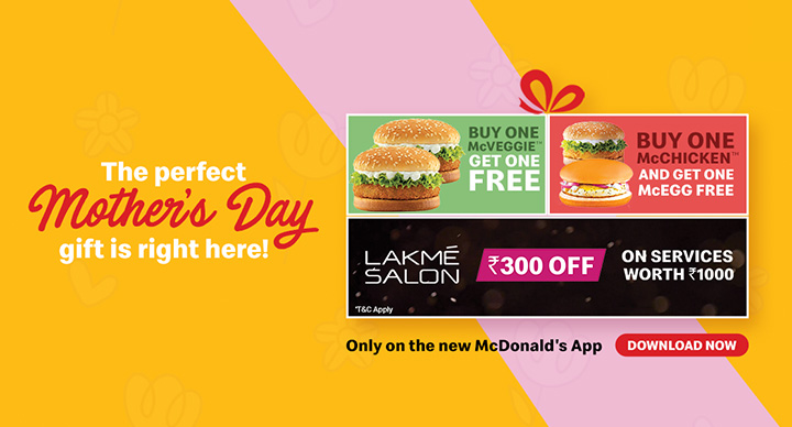 mcdonalds india mother's day