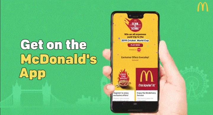 McDonalds App IPL Game