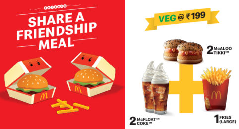 McDonald's Friendship Day Meal
