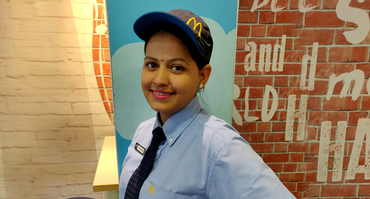 McDonald's happy employees