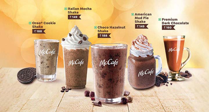 Mcdonalds hot shop chocolate price