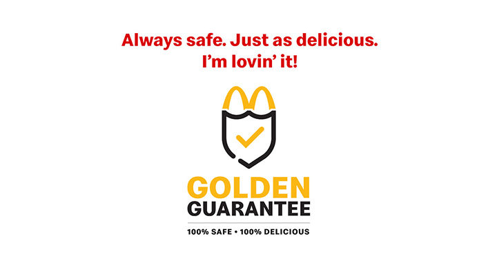 McDonald’s Golden Guarantee: 100% Safe, 100% Delicious McDonald's India