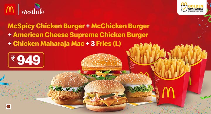 McDonald's Burger Combo  Combos for Home Celebration - McDonald's