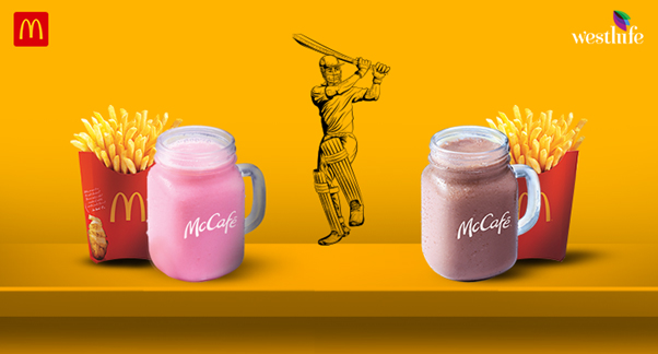 McDonald’s match day shake combo with fries