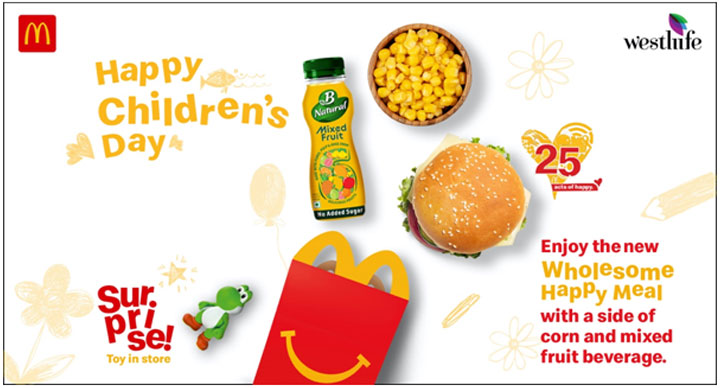 McDonald’s Happy Meal with chlidren's day