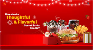 McDonald’s Menu with Santa Goodie Bag