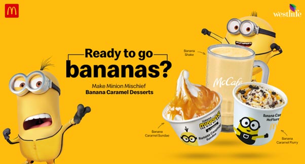 Make Minion Mischief with McDonald’s Banana Desserts