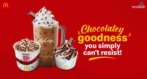 Kitkat Chocolate Shake | Satisfying Kitkat McFlurry & Sundae - McDonald ...