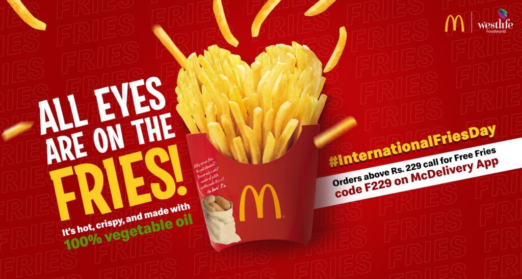 ONE DAY ONLY: You Can Get FREE McDonald's French Fries TODAY