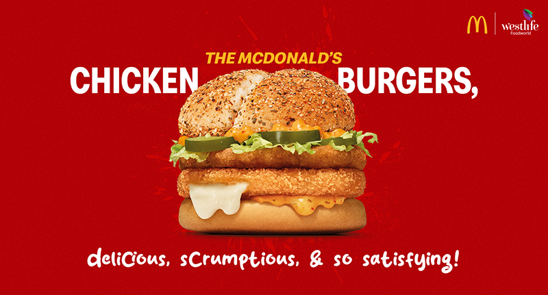 Craving a hearty chicken burger? This way please! - McDonald's India